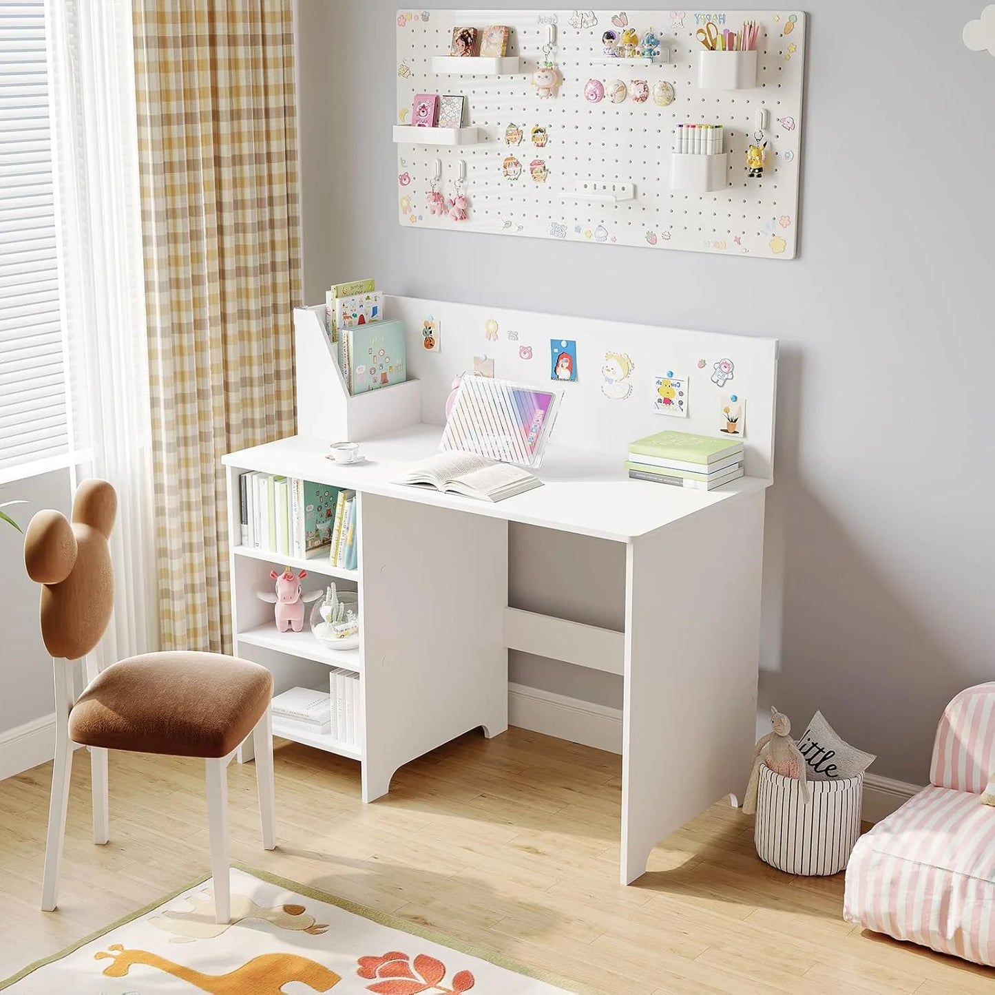 Kids Desk, Student Writing Table 3-8 Years Girls Boys