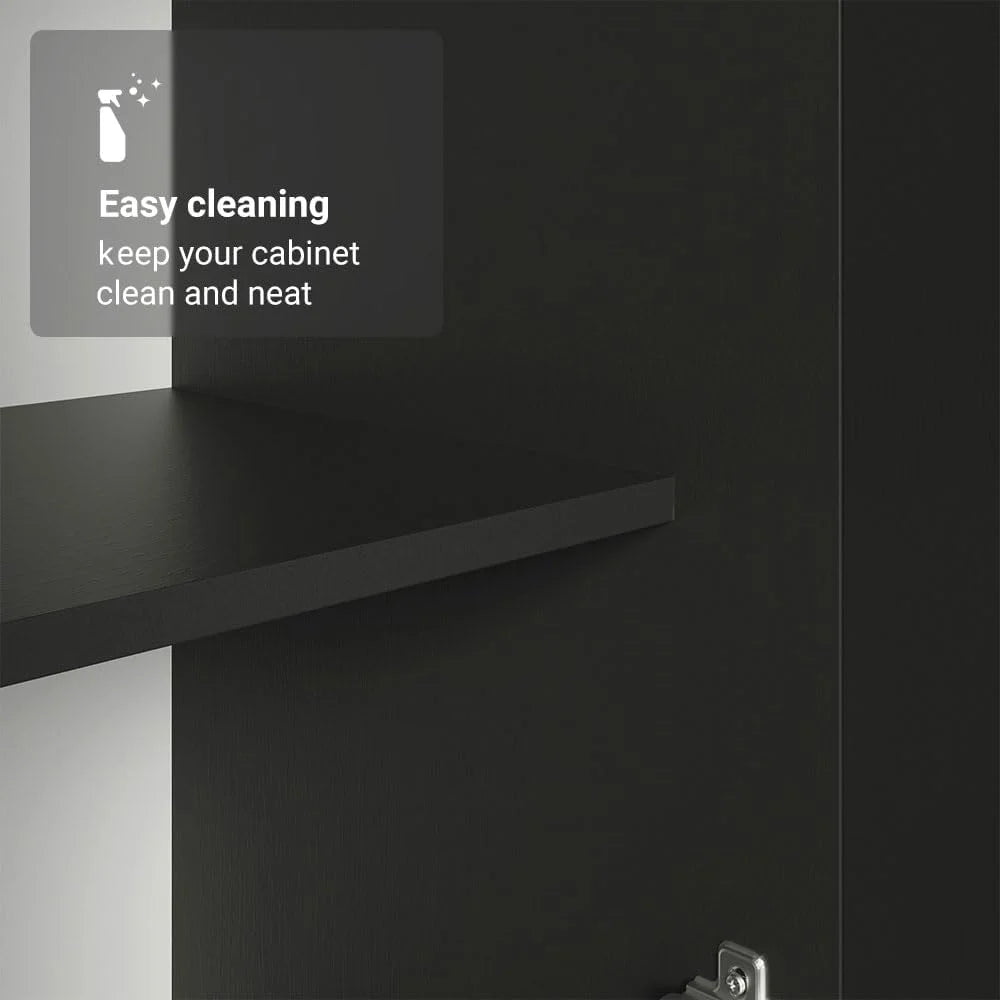 Kitchen Pantry Storage Cabinet 2 Door with Shelves