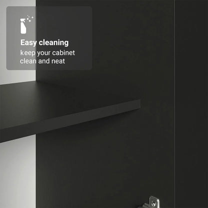 Kitchen Pantry Storage Cabinet 2 Door with Shelves