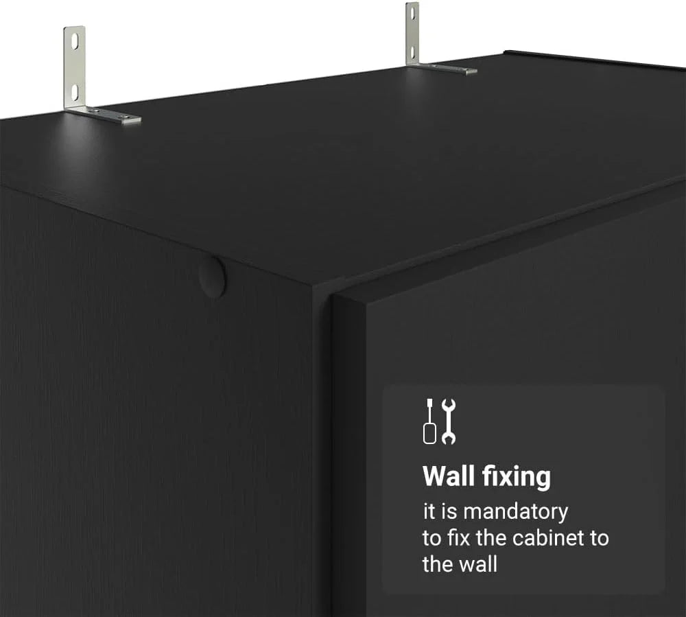 Kitchen Pantry Storage Cabinet 2 Door with Shelves