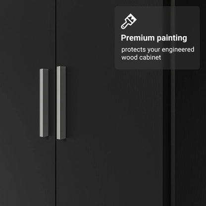 Kitchen Pantry Storage Cabinet 2 Door with Shelves