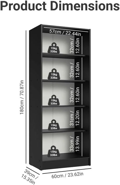 Kitchen Pantry Storage Cabinet 2 Door with Shelves