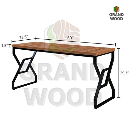 Large Executive Desk with Sturdy Structure