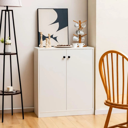 2-Door Storage Cabinet, Modern Floor Cabinet