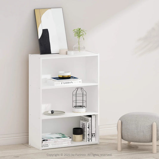 3-Tier Open Shelf Bookcase for Storage or Display