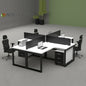 Workstation X for 4 person with Drawers Box